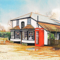 Karen Frampton, New Forest Artist, paintings, greeting cards, murals, slate, Hampshire, UK